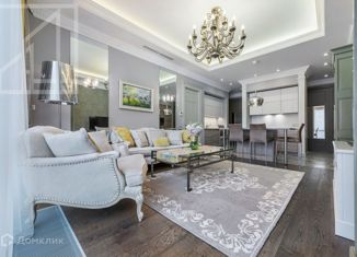 Сдается в аренду 4-комнатная квартира, 153 м2, Москва, улица Льва Толстого, 23/7кВ, улица Льва Толстого