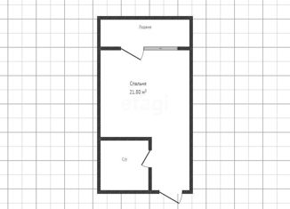 Продаю квартиру студию, 21.8 м2, посёлок Краснодарский, посёлок Краснодарский, 1