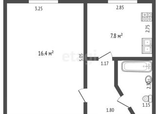 Продам 1-ком. квартиру, 30.4 м2, Нефтеюганск, микрорайон 11А, 11