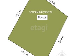 Продам земельный участок, 8.29 сот., деревня Большие Акияры