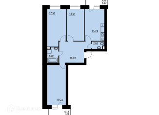 Продается квартира студия, 90.11 м2, Воронежская область, Кленовая улица, 1