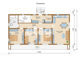 Продаю дом, 108 м2, деревня Нурма