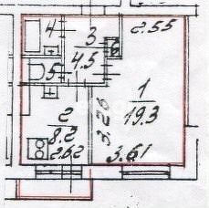 Продажа 1-комнатной квартиры, 35.8 м2, Санкт-Петербург, Российский проспект, 14, Российский проспект