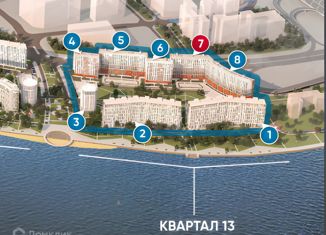 Продаю двухкомнатную квартиру, 48.5 м2, Санкт-Петербург, проспект Крузенштерна, 2, метро Василеостровская