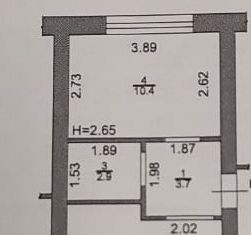 Продается 1-комнатная квартира, 30.1 м2, Ставрополь, Сельская улица, 1, микрорайон № 35