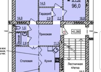 Четырехкомнатная квартира на продажу, 100.3 м2, Ковров, аллея Победителей, 4, ЖК Парадный-1