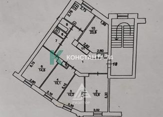 Продается 5-ком. квартира, 115 м2, Челябинск, улица Сталеваров, 37