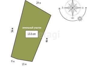 Продается земельный участок, 13.8 сот., деревня Вечерницы, Лесная улица