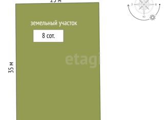 Продам участок, 8 сот., село Каменка, Школьная улица