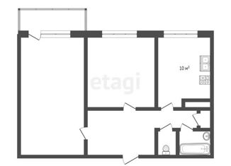 Продажа двухкомнатной квартиры, 52.1 м2, Санкт-Петербург, проспект Ударников, 41к1, проспект Ударников