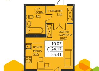 Продается однокомнатная квартира, 23.8 м2, деревня Кондратово, улица Г.Н. Нифантова, 3к1