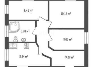 Продажа трехкомнатной квартиры, 89.1 м2, Краснодар, Сормовская улица, 1/6, ЖК Элегант