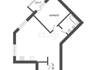2-комнатная квартира на продажу, 63 м2, Красноярск, улица Петра Подзолкова, 10