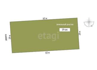 Участок на продажу, 19 сот., деревня Нариманова, улица имени Раушана Абдуллина