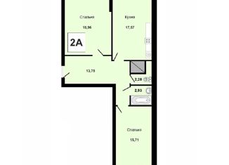 Продаю 2-комнатную квартиру, 73 м2, Самара, Белорусская улица, 26