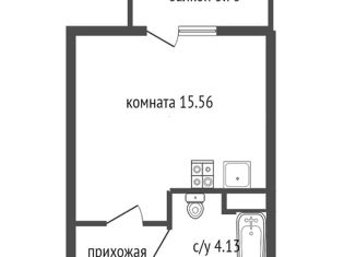 Продаю квартиру студию, 24 м2, Санкт-Петербург, 2-й Предпортовый проезд, 6, 2-й Предпортовый проезд