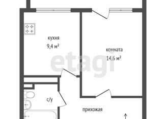 1-ком. квартира на продажу, 33 м2, Екатеринбург, Таганская улица, 97, ЖК Калиновский