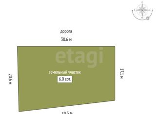 Земельный участок на продажу, 6 сот., территория СОСН Лесная Поляна, Сиреневая улица