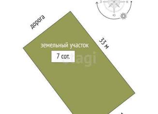 Участок на продажу, 7 сот., садовое товарищество Берёзка-4, Берёзовая улица, 11Г