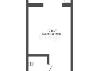 Квартира на продажу студия, 12.8 м2, Тюменская область, Олимпийская улица, 32