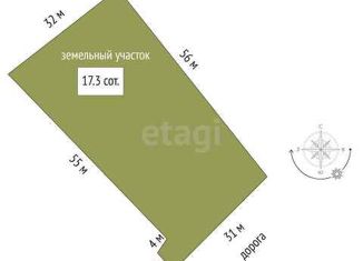 Продаю участок, 17.3 сот., село Покровское, Комсомольская улица