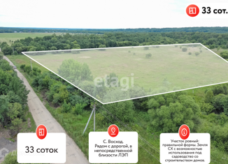 Участок на продажу, 33 сот., село Восход