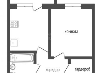 Продается однокомнатная квартира, 40.5 м2, Тюмень, Газопромысловая улица, 5, Ленинский округ