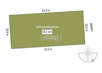 Продаю участок, 19 сот., деревня Нариманова, улица имени Раушана Абдуллина