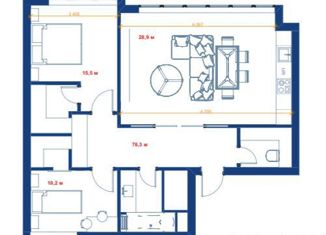Продается дом, 80 м2, деревня Напрудное