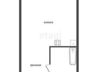 Продажа однокомнатной квартиры, 12.1 м2, Красноярск, Солнечный бульвар, 11, жилой район Солнечный