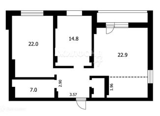 Продам 3-комнатную квартиру, 65 м2, Новосибирск, Кировский район, улица Зорге, 279