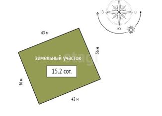 Продаю участок, 15.2 сот., городское поселение Емельяново