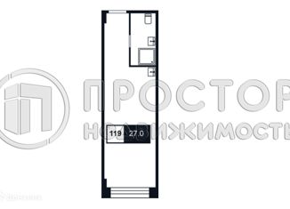 Продаю квартиру студию, 27 м2, Москва, Нижегородская улица, 32с15А, Таганский район