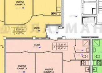 Продается двухкомнатная квартира, 70.5 м2, Балаково, улица Гагарина, 36