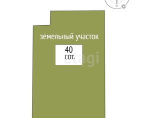 Земельный участок на продажу, 40 сот., село Знаменское, улица Свердлова