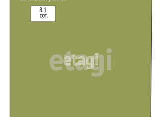 Земельный участок на продажу, 8.1 сот., поселок Плодопитомник, улица Мира