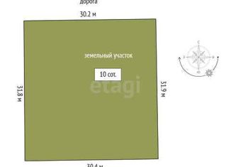 Продажа участка, 10 сот., деревня Зырянка, улица Старая Зырянка