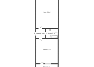 Продается 1-ком. квартира, 39.8 м2, аул Новая Адыгея, ЖК Мега, Бжегокайская улица, 90/3к4