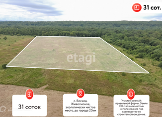 Участок на продажу, 31 сот., село Восход