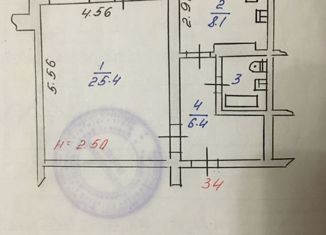 Продам 1-ком. квартиру, 43.4 м2, Железногорск, улица Мира, 57