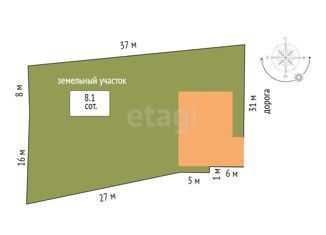 Продажа дома, 117 м2, садовое товарищество Меркурий, 6-я улица