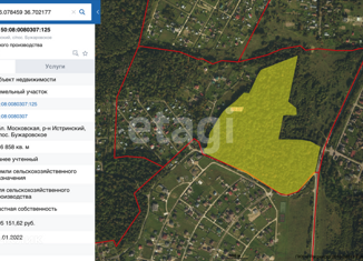Продажа участка, 1168.58 сот., Истра, площадь Революции