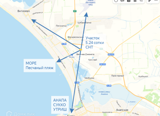 Продажа участка, 5.24 сот., поселок Верхнее Джемете, улица Дмитрия Орехова, 2