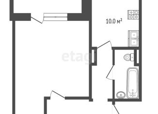 Сдача в аренду 1-ком. квартиры, 42.3 м2, Пыть-Ях, улица Святослава Фёдорова, 21