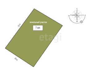 Продаю участок, 7 сот., посёлок городского типа Октябрьское, Центральная улица