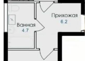 Продажа однокомнатной квартиры, 45.2 м2, село Гайдук, улица Труда, 8