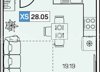 Продается однокомнатная квартира, 28.1 м2, Архангельск, улица Валявкина, 28к1, Соломбальский округ