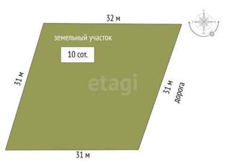 Продажа земельного участка, 10 сот., СНТ Согласие, Кленовая улица