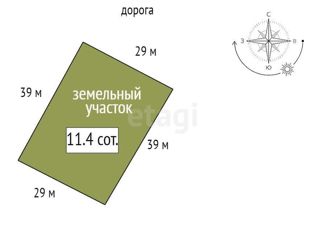 Земельный участок на продажу, 11.4 сот., дачное некоммерческое товарищество Тридевятое Царство