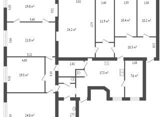 Продаю многокомнатную квартиру, 200.5 м2, Санкт-Петербург, Большой Казачий переулок, 4, муниципальный округ Семеновский